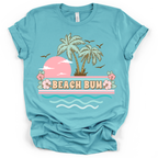 Beach Bum Palm Trees Tee – Bella + Canvas Modern Fit