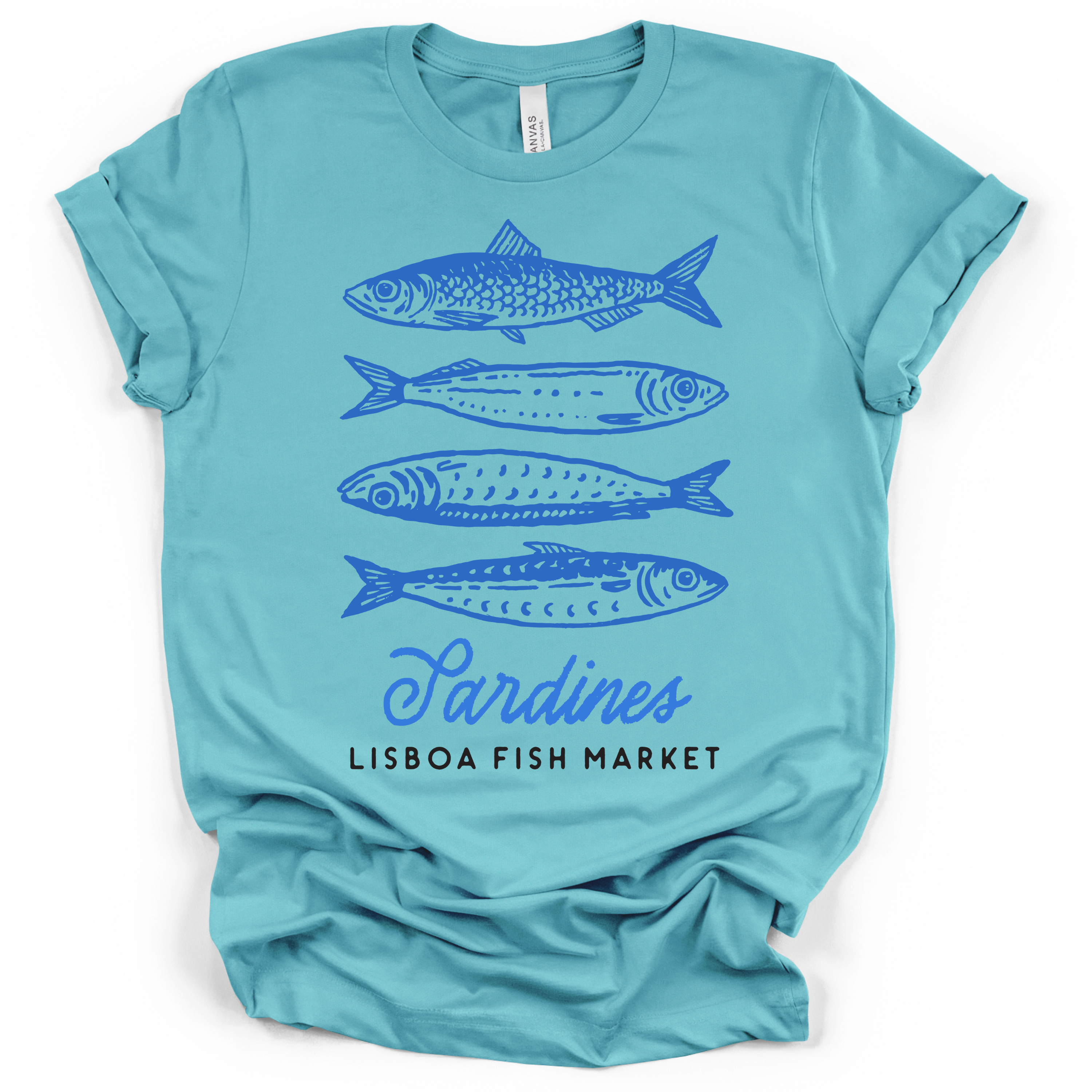Sardines Fish Market T-Shirt – Bella + Canvas Modern Fit