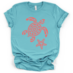 Sea Turtle & Starfish