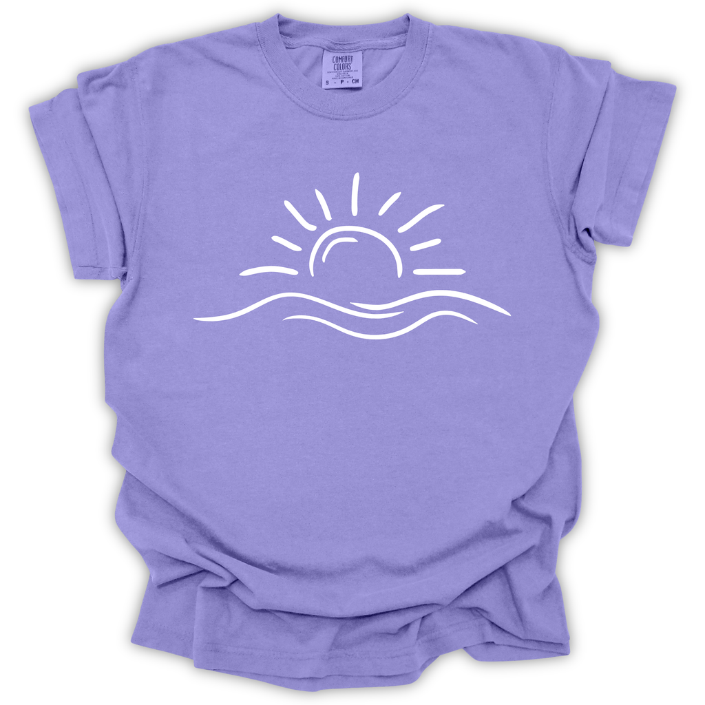 Sunrise Wave Tee - Comfort Colors Relaxed Fit