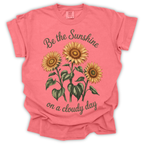 Sunflowers Sunshine on a Cloudy Day T-Shirt – Comfort Colors Relaxed Fit