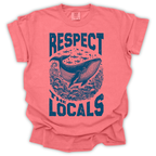 Respect the Locals Whale T-Shirt – Comfort Colors Relaxed Fit