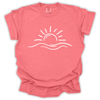 Sunrise Wave Tee - Comfort Colors Relaxed Fit