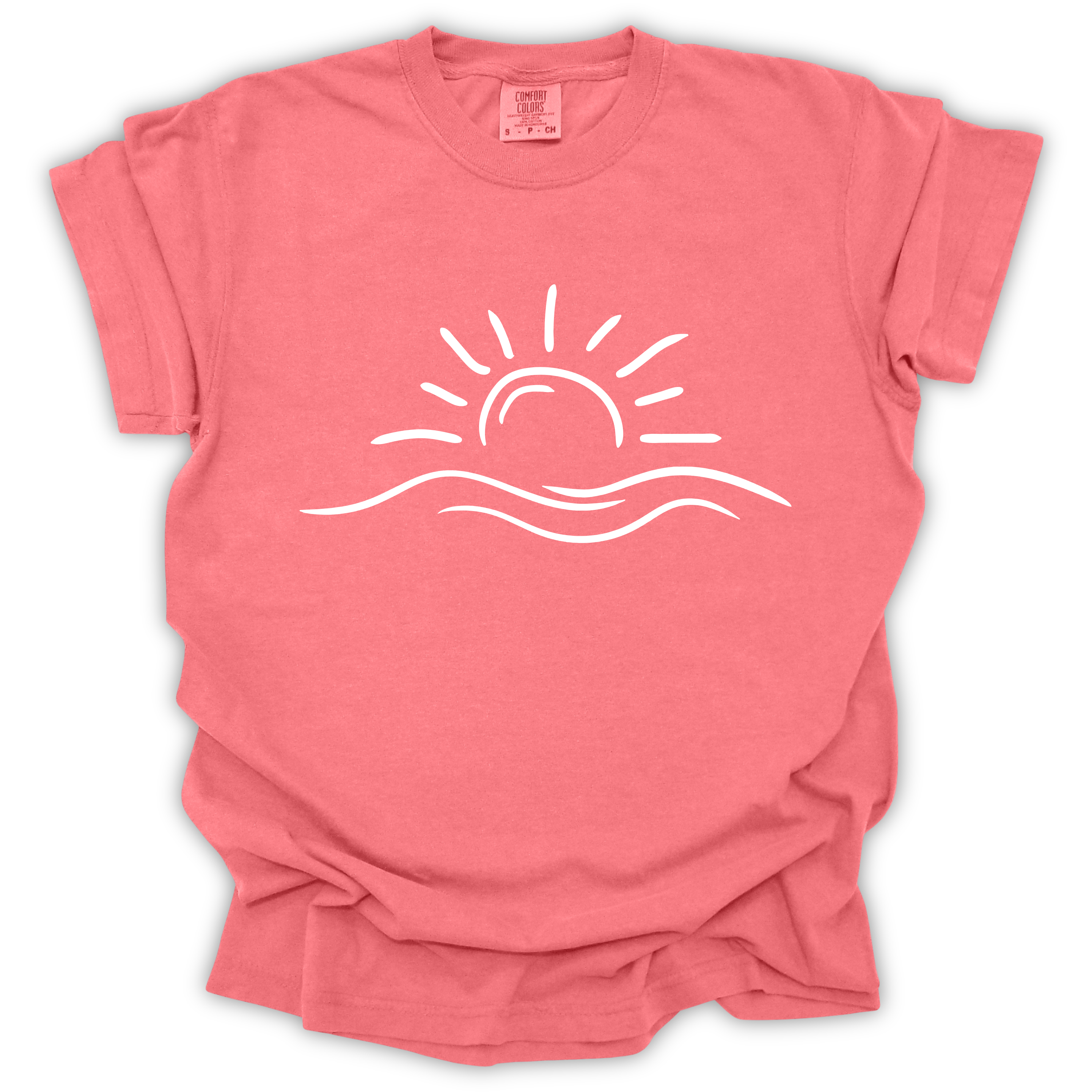 Sunrise Wave Tee - Comfort Colors Relaxed Fit