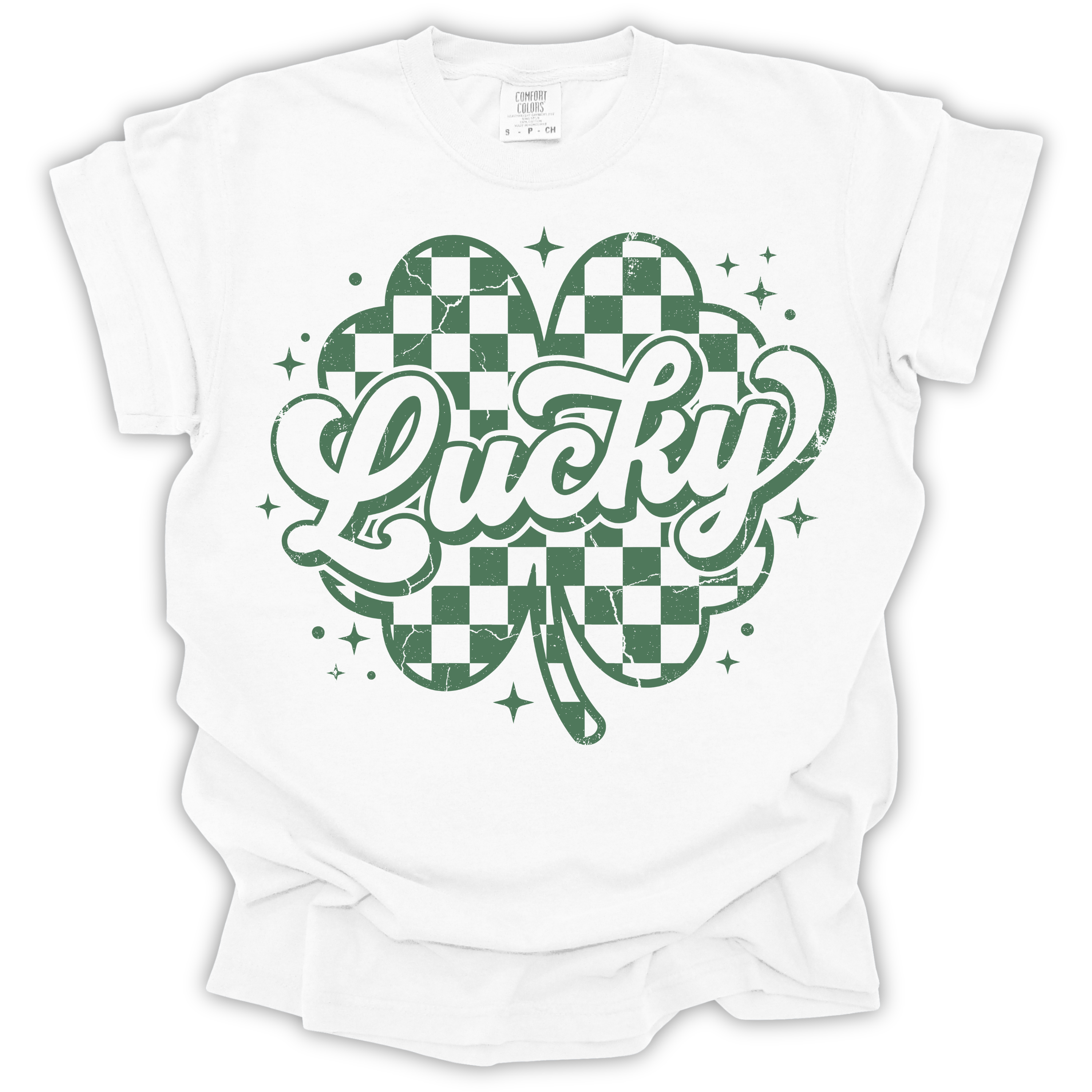 Lucky Shamrock Irish T-Shirt – Comfort Colors Relaxed Fit