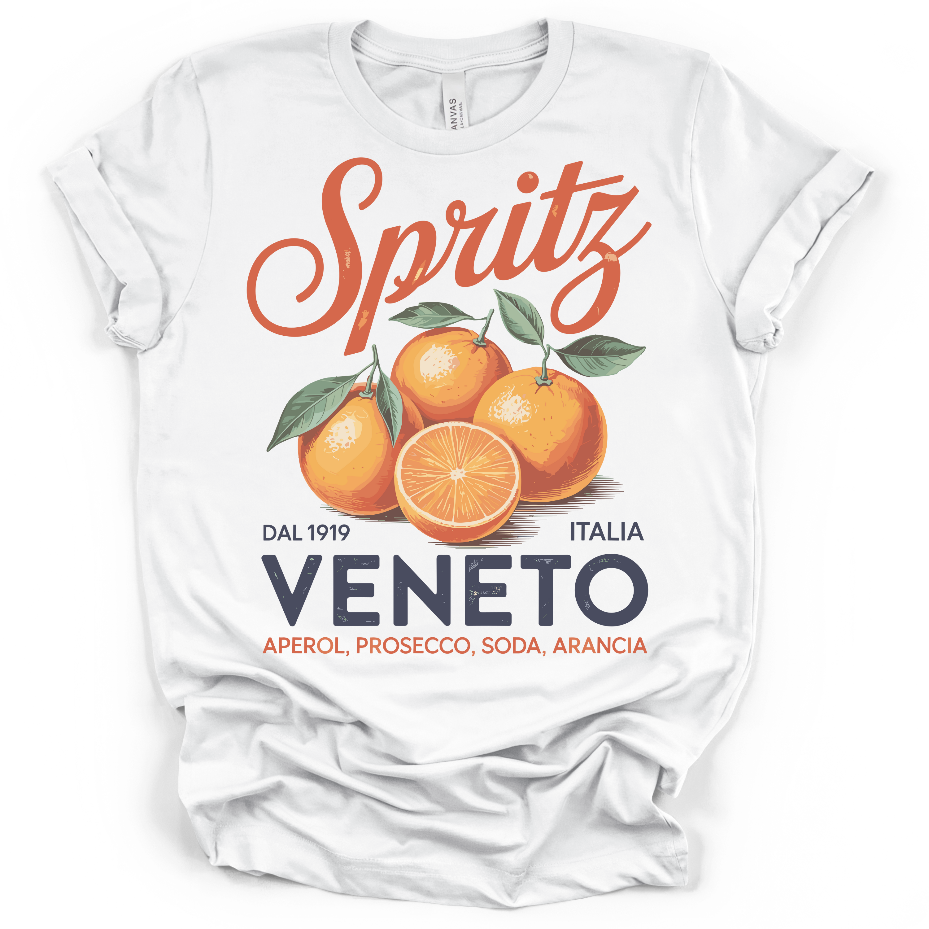 Spritz Veneto Oranges T-Shirt – Bella + Canvas Modern Fit