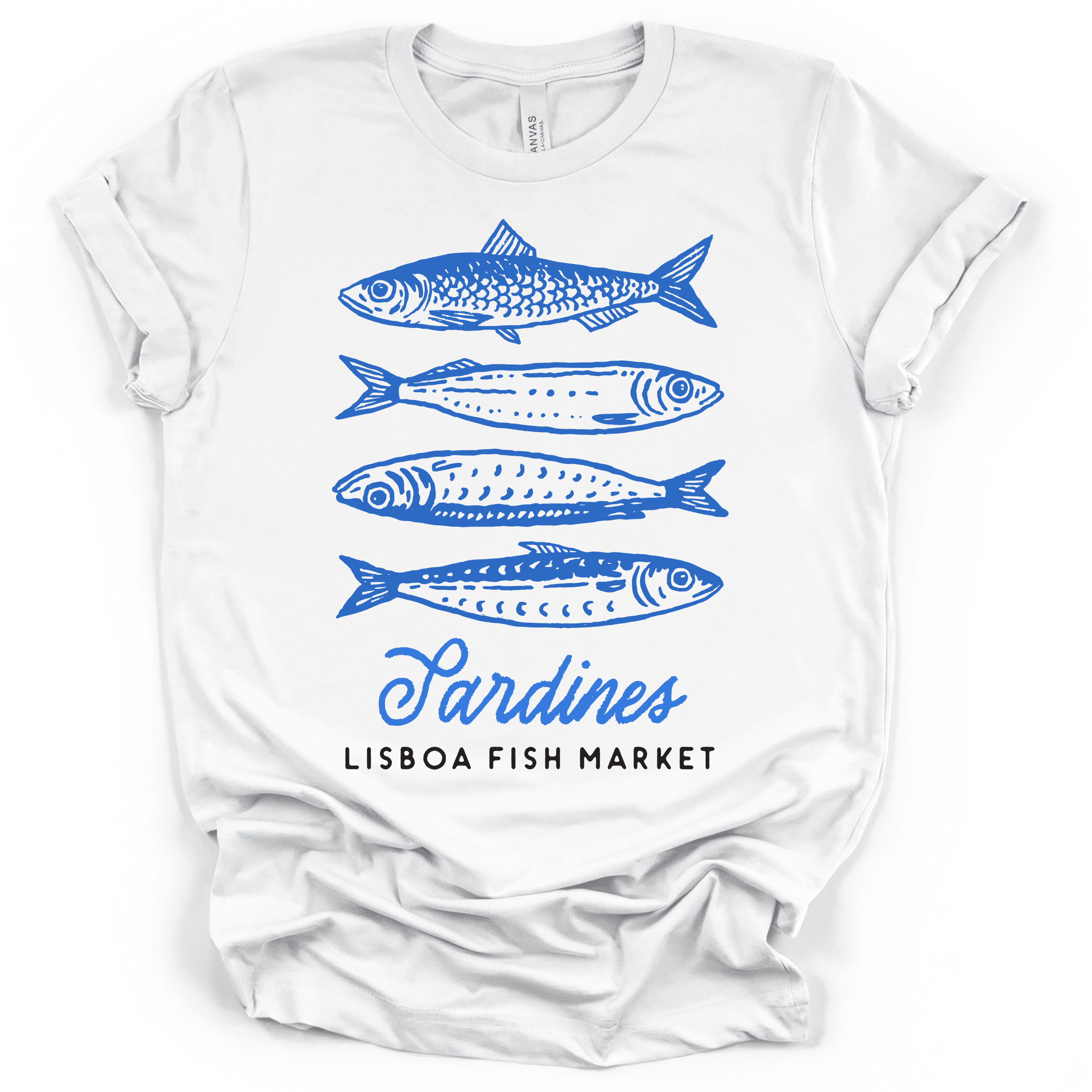 Sardines Fish Market T-Shirt – Bella + Canvas Modern Fit
