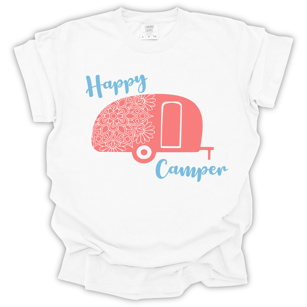 Happy Camper Tee – Comfort Colors Relaxed Fit