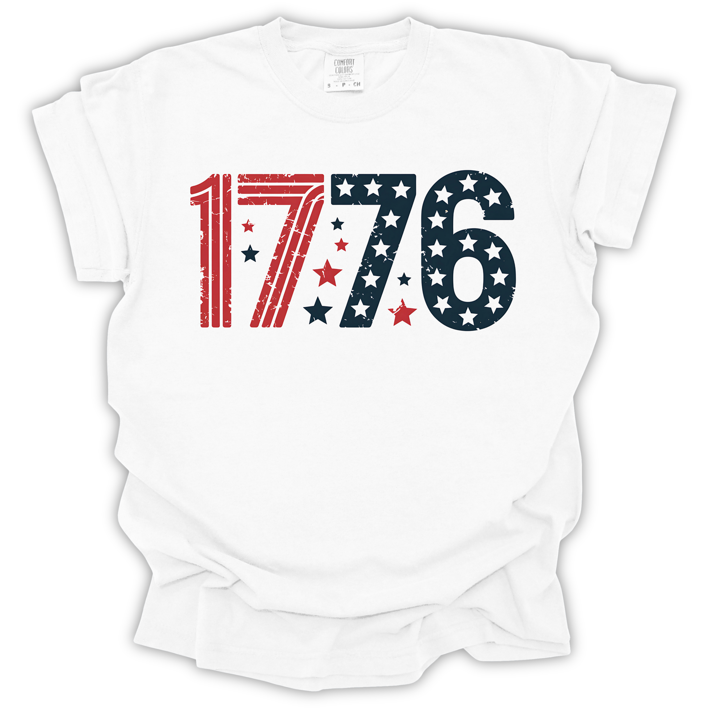 1776 Patriotic America T-Shirt – Comfort Colors Relaxed Fit