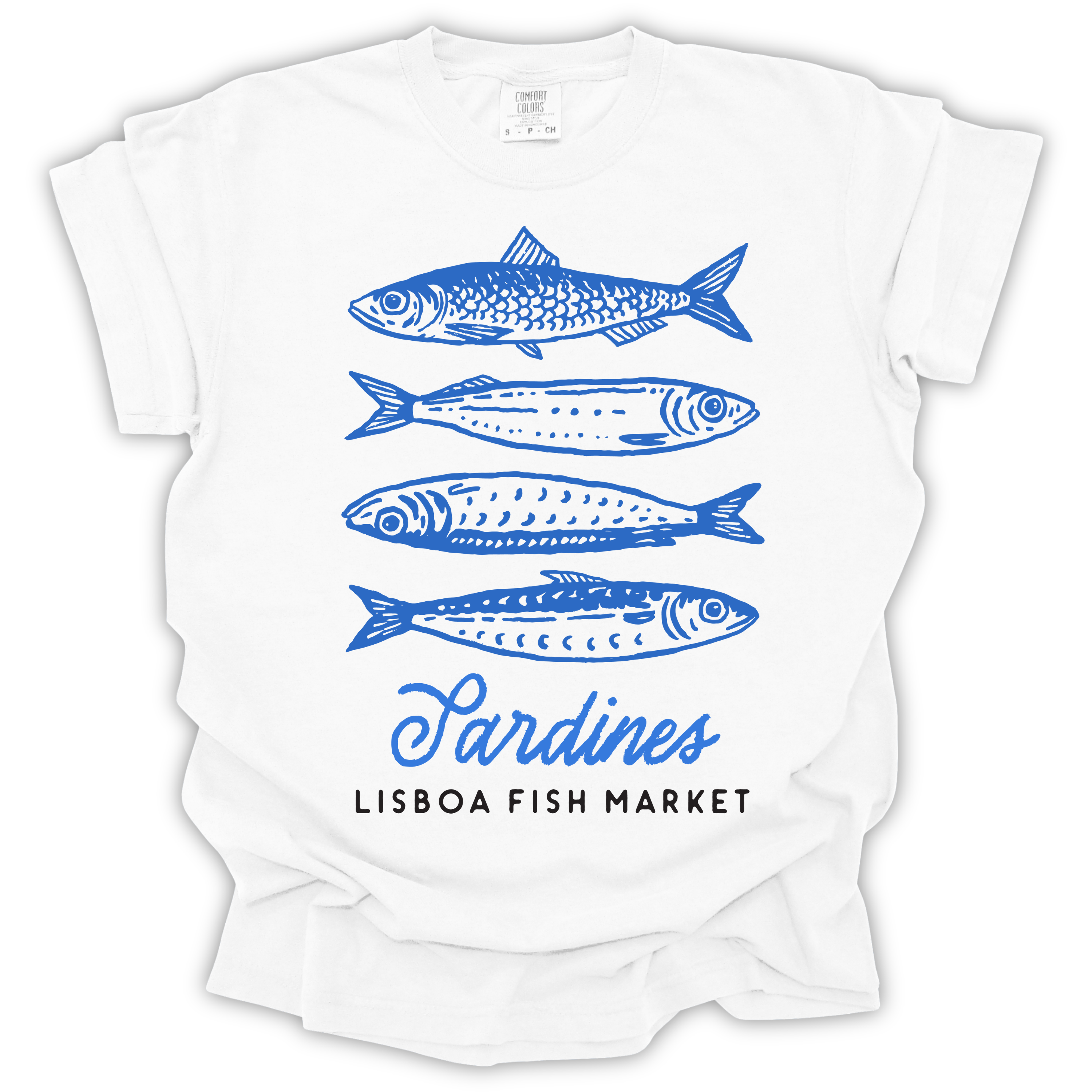 Sardines Fish Market T-Shirt – Comfort Colors Relaxed Fit