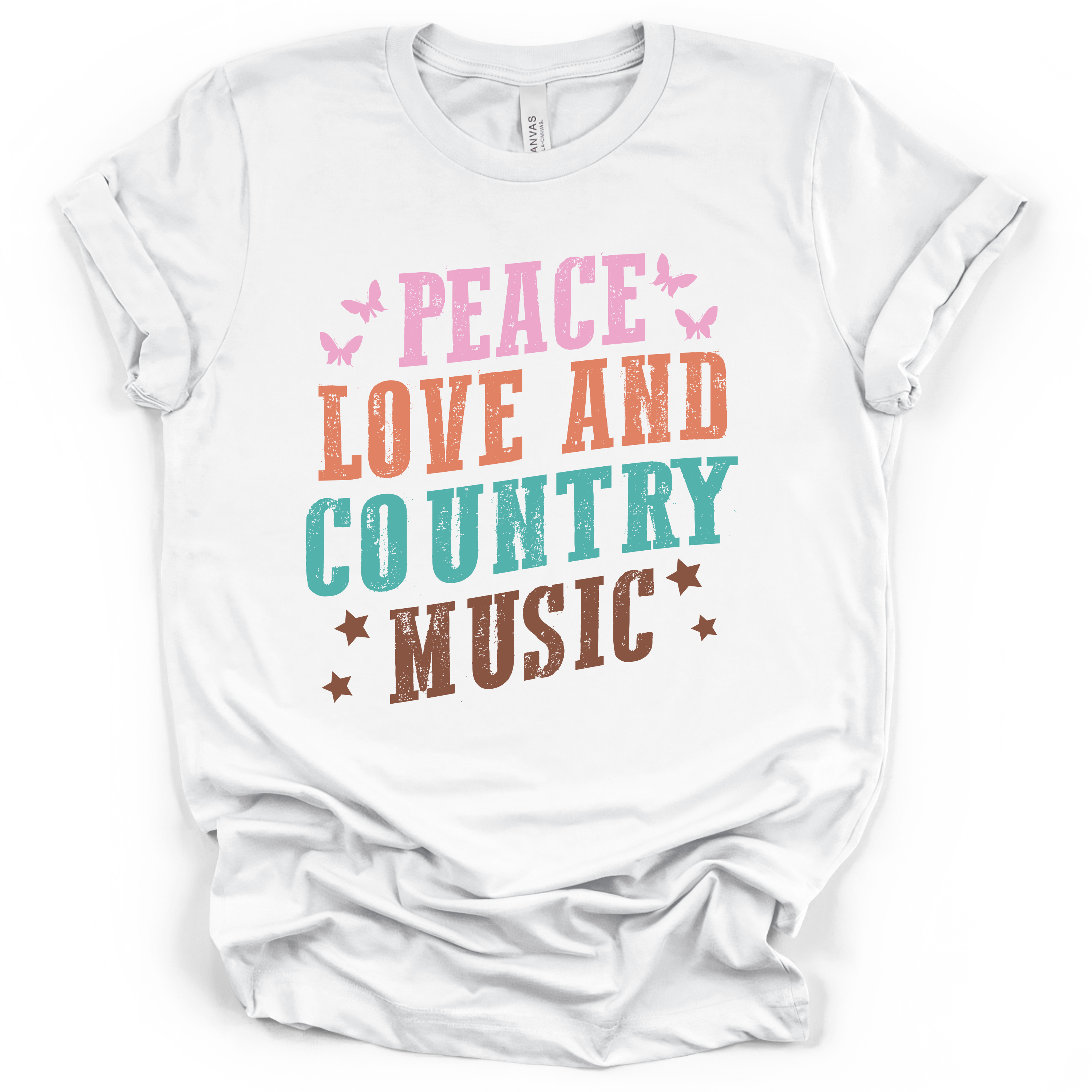 Country Music Lover Tee – Bella + Canvas Modern Fit | Country Music Shirt