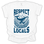 Respect the Locals Whale T-Shirt – Comfort Colors Relaxed Fit