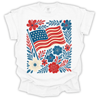 Americana Flag Patriotic T-Shirt – Comfort Colors Relaxed Fit