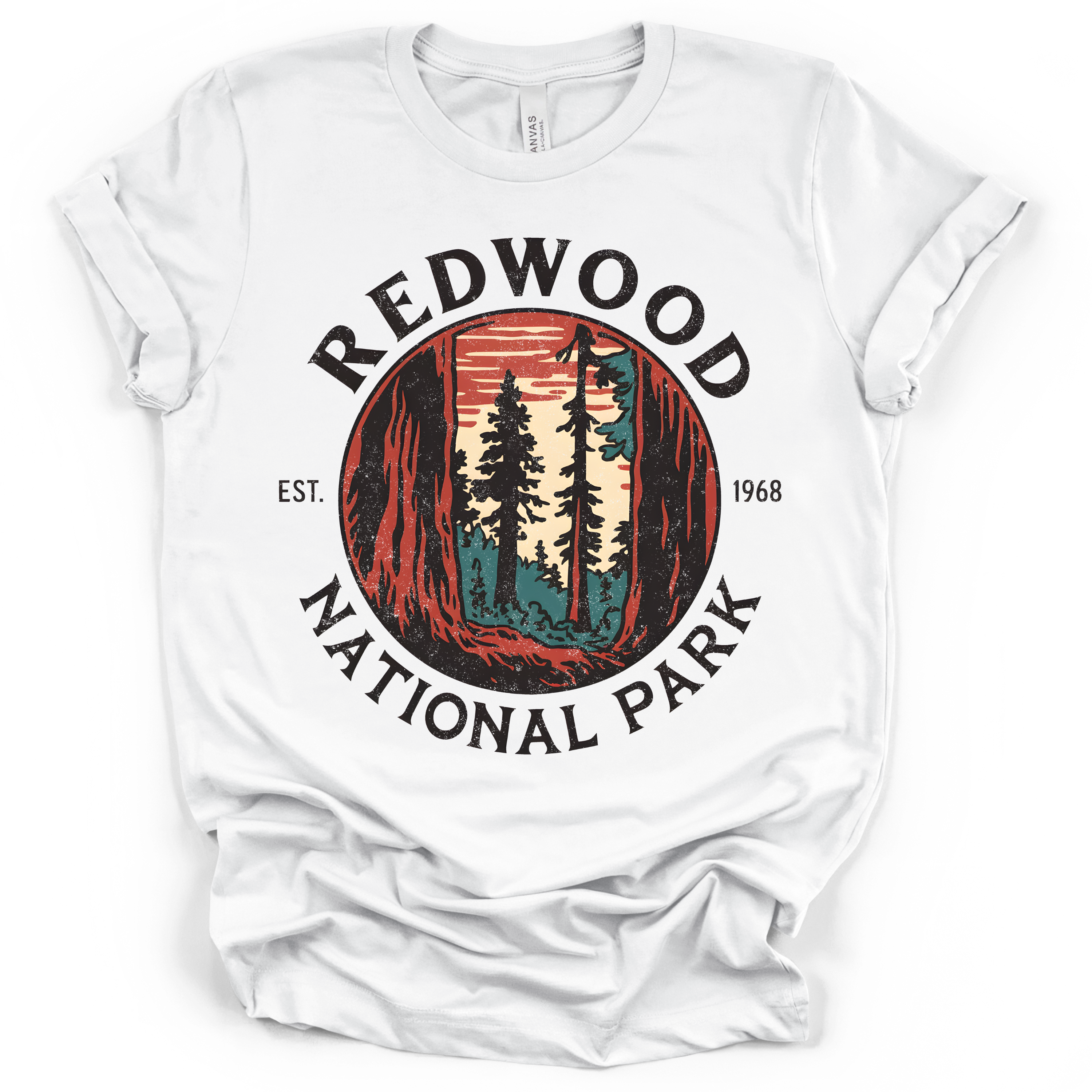 Redwood National Park Tee - Bella + Canvas Modern Fit