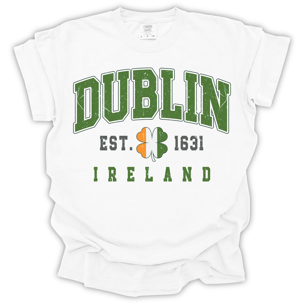 Dublin Ireland T-Shirt – Comfort Colors Relaxed Fit