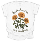 Sunflowers Sunshine on a Cloudy Day T-Shirt – Comfort Colors Relaxed Fit