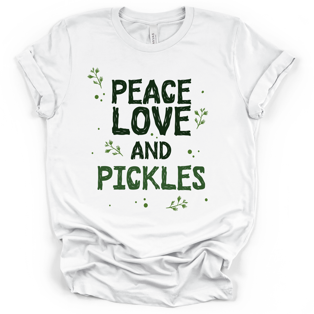 Peace Love and Pickles Tee – Bella + Canvas Modern Fit