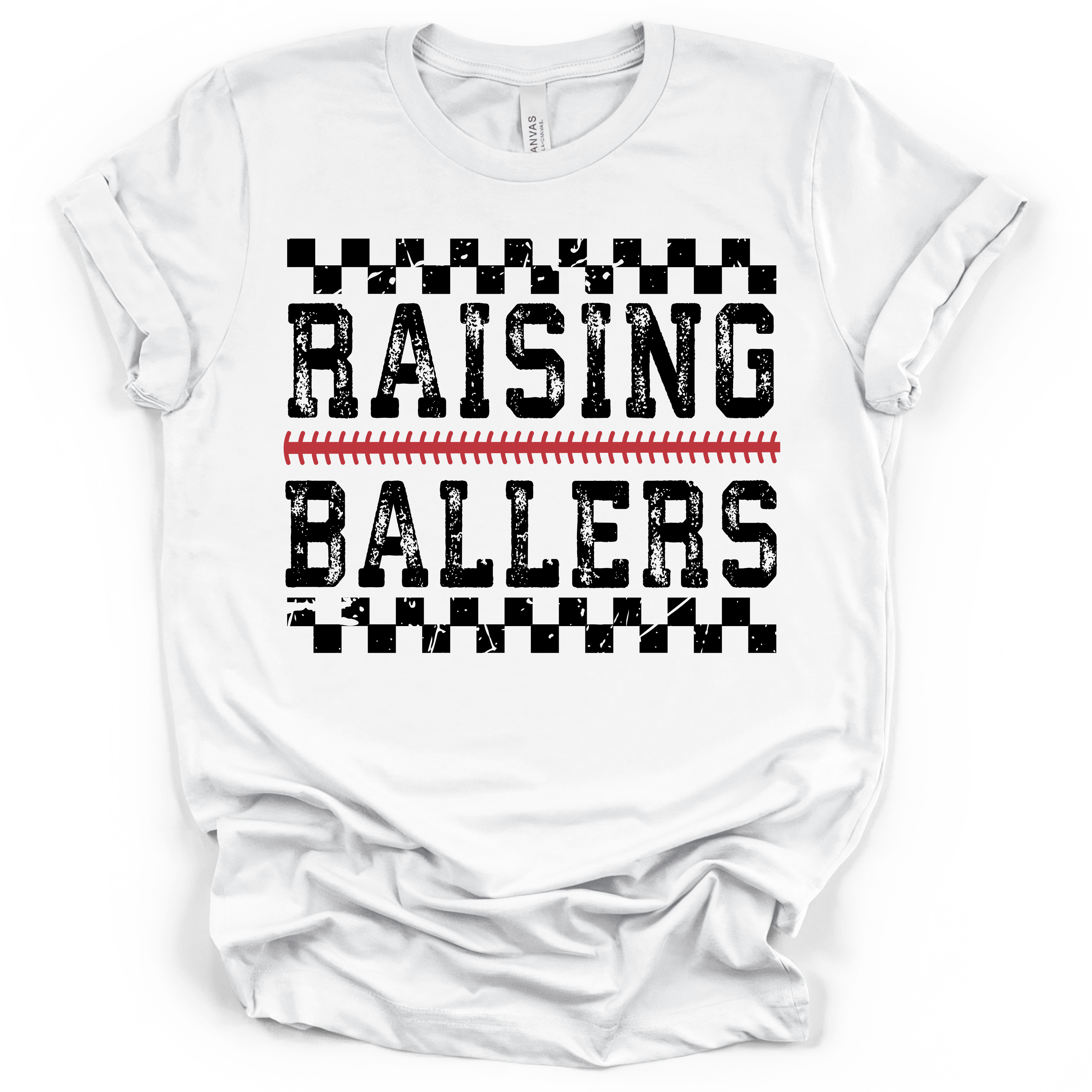 Raising Ballers Baseball Mom/Dad T-Shirt – Bella + Canvas Modern Fit